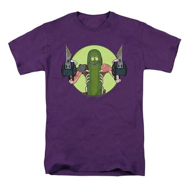 Rick And Morty - "I Love Myself" T-Shirt für Herren/Damen Unisex (Violett)