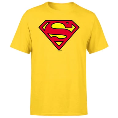 Superman - T-Shirt für Herren/Damen Unisex (Gelb)