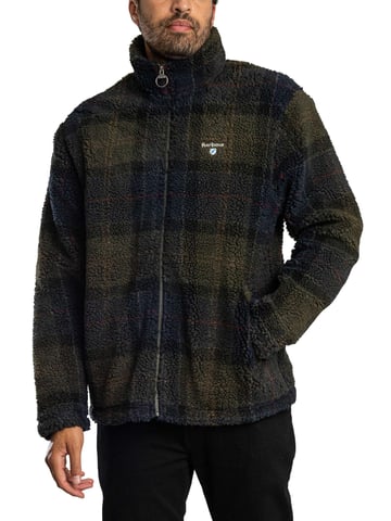 Barbour Fleecejacke Aus Tartan, Braun