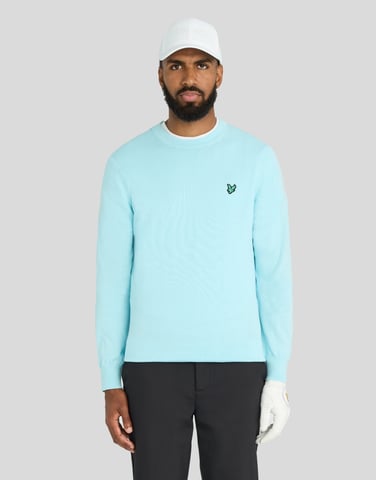 Golf Polyblend Rundhals-Pullover