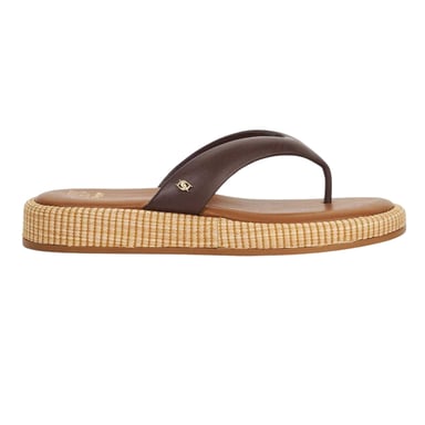 Dune London - "Lo Laike" Sandalen für Damen, Leder, Zehentrenner (Braun)