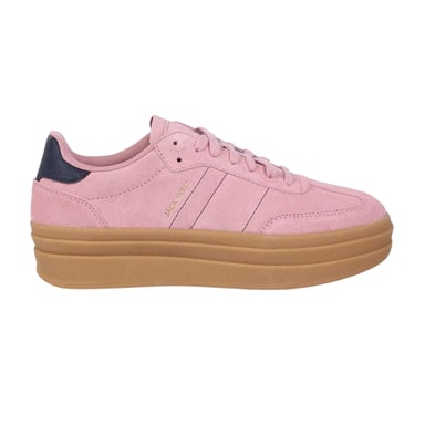 Jack Wills - "Newbury" Sneaker für Damen, Wildleder, Plattform-Absatz (Pink/Marine/Gummi Rosa)