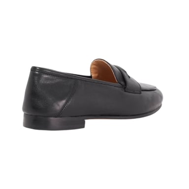 Dune London - "Greek" Penny-Schlupfschuhe für Damen, Leder, Niedriger Absatz (Schwarz)