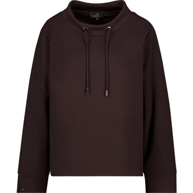 Monari Sweatshirt mit Stehkragen 809856 567 Schwarzkaffee