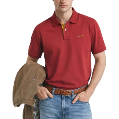 GANT Herren Poloshirt Piqué Kurzarm Freizeit-Sommer-T-Shirt Baumwolle New Jersey