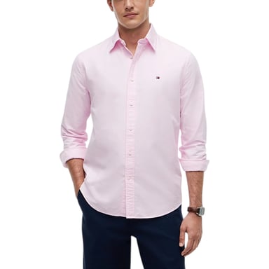 TOMMY HILFIGER Herrenhemden Regular Fit Oxford Langarm Casual Baumwolle Formal
