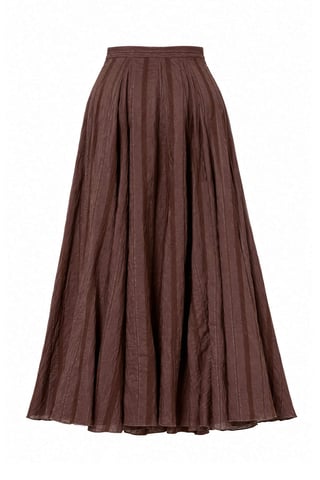 Trendyol Modest Damen Braun Einfarbig Maxi Skater Modest Röcke