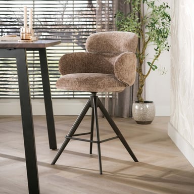 Hoyz Barhocker Nero – 60x60x98 cm, 2er-Set