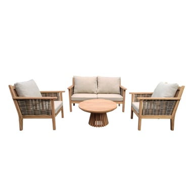 Livingfurn Malaga Gartenmöbel-Set 97x138x88cm