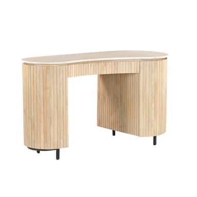 Brix Dexter Schreibtisch Natur Bottecino 60x136x80cm