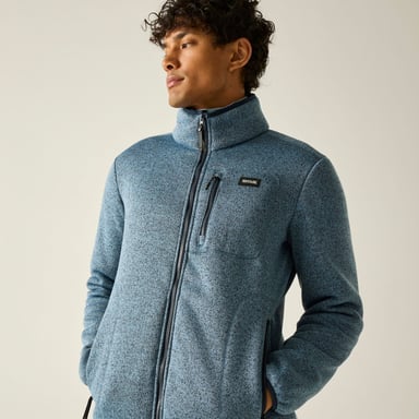 Regatta - "Barlee" Fleecejacke für Herren, Durchgehender Reißverschluss, meliert (Grau)