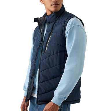 Reebok - Weste für Herren, wendbar (Batik Blau)