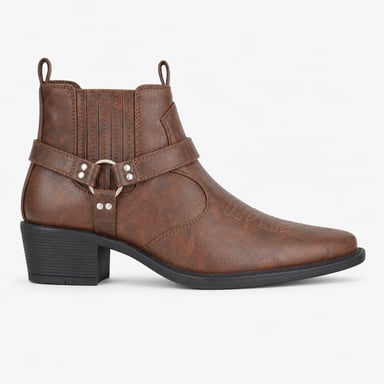 Us Brass Eastwood Herren-Cowboy- und Westernstiefel Braun Crazyhorse