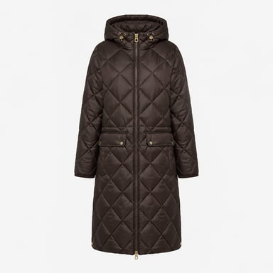 Joules Chessington Damen Steppjacke Schokoladenbraun