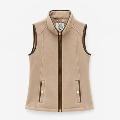 Joules Heritage Damen-Steppwesten Minkbraun