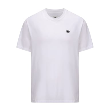 Pretty Green Herren-T-Shirt mit normaler Passform, Rundhalsausschnitt, Weiß