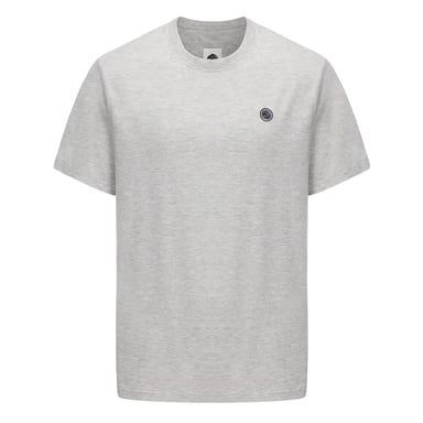 Pretty Green Herren-T-Shirt mit Rundhalsausschnitt und regulärer Passform in Graumeliert