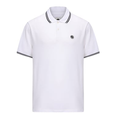 Pretty Green Barton Herren-Poloshirt in Weiß