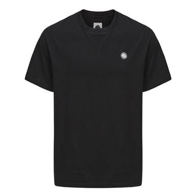 Pretty Green Herren-T-Shirt mit Rundhalsausschnitt und Regular Fit in Schwarz