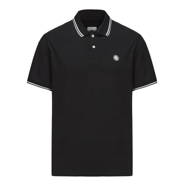 Pretty Green Barton Poloshirt für Herren in Schwarz