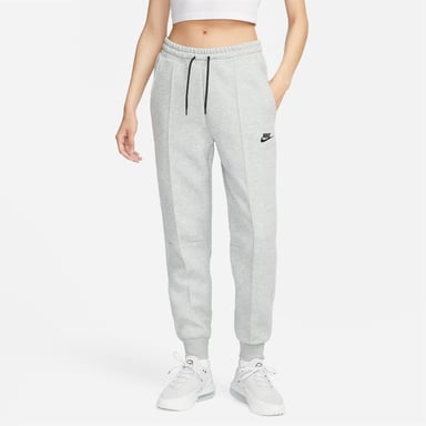 Nike Sportswear Tech Fleece Damen-Jogginghose mit mittlerer Bundhöhe in Grau