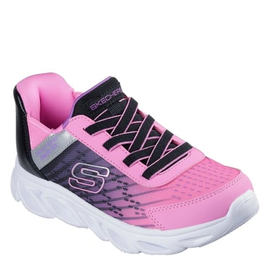Skechers Flex Glide Jungen-Sneaker mit Grafikprint, Low-Top, Schwarz/Mehrfarbig