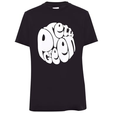 Pretty Green Herren-T-Shirt mit Regular Fit und Rundhalsausschnitt in Schwarz