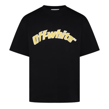 Off-White Damen Off Skate Fit Kurzarmshirt in Schwarz