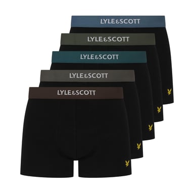 Herren Lyle And Scott 5er-Pack Trunks in Schwarz, mehrfarbig W
