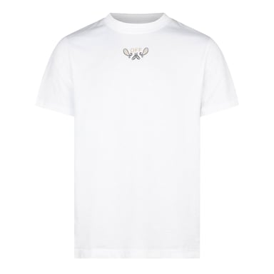 Off-White Off Bandana Arrow Herren-Slipper in Weiß