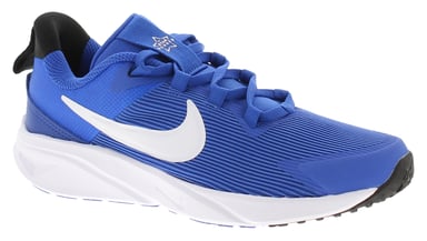 Nike Junior Jungen-Sneaker Star Runner 4 Nn Ps zum Schnüren Hyper Royal Weiß Blau