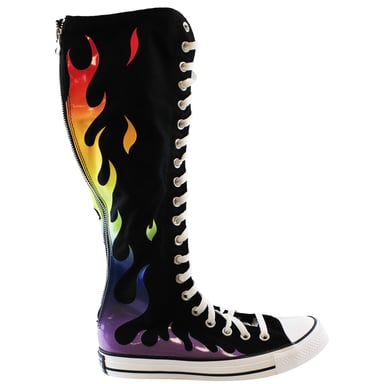 Converse Chuck Taylor XX-Hi Pride Unisex schwarze Sneaker