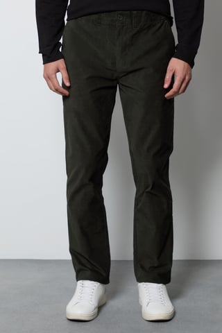 Maine Olive Premium Cord-Chinohose