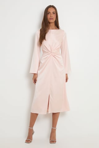 Wallis Kleid mit abstraktem Twist, Midilänge