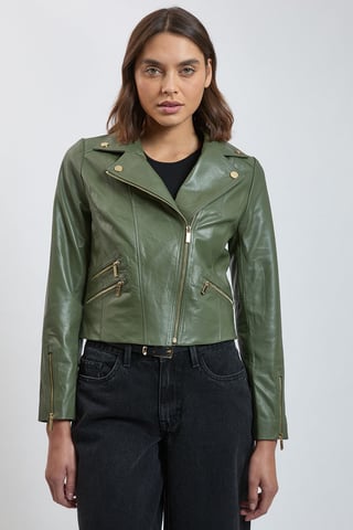 Forever Leder Signature Bikerjacke