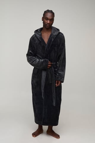 Tall Longline Kapuzenbademantel