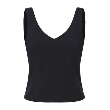 LA Gear - Ärmelloses Oberteil für Damen, V-Ausschnitt (Schwarz)
