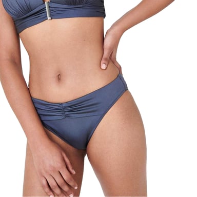 Biba - "Ven" Bikinihöschen für Damen, Geraffte Front (Grau)