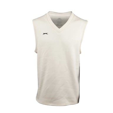 Slazenger - Pullover-Weste für Kinder, Polyester (Cremefarbe)