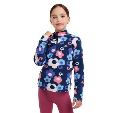 Trespass - "Melsa" Fleecejacke für Kinder, AT200 (Marineblaue Pfingstrose)