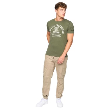 Crosshatch - "Pendles" Cargo-Hose für Herren (Steinfarben)