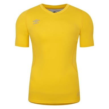 Umbro - "Elite" Base Layer Oberteil V-Ausschnitt für Herren (Gelb)