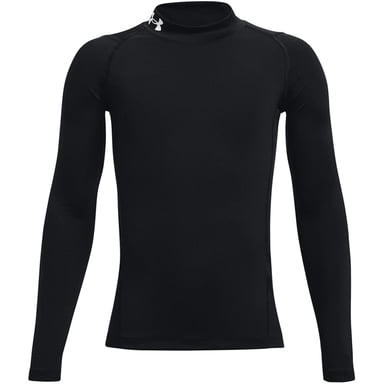 Under Armour - Base Layer Oberteil für Kinder, Kompression, Anliegend, Langärmlig (Schwarz)