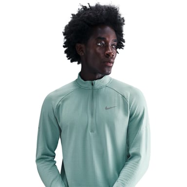 Nike - Base Layer Oberteil für Herren, mit kurzem Reißverschluss, Laufen (Kanonen Farbe)