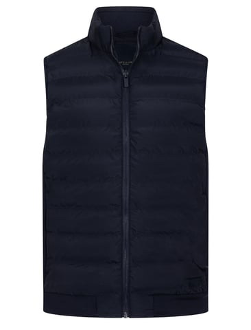 Cavallaro Napoli Dunkelblaue Polyester-Weste