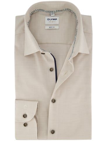 OLYMP Beige Slim-Fit-Hemd