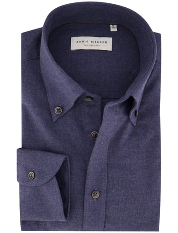 John Miller Blaues Hemd