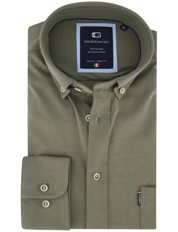 Giordano Khaki-Jerseyhemd