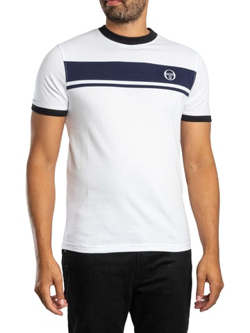 Sergio Tacchini Master Crew T-Shirt, Weiß