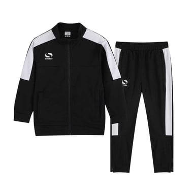 Sondico - "Strike" Trainingsanzug-Set für Jungen (Schwarz/Weiß)
